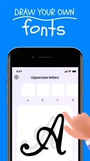 font maker: cursive keyboard iphone screenshot 4