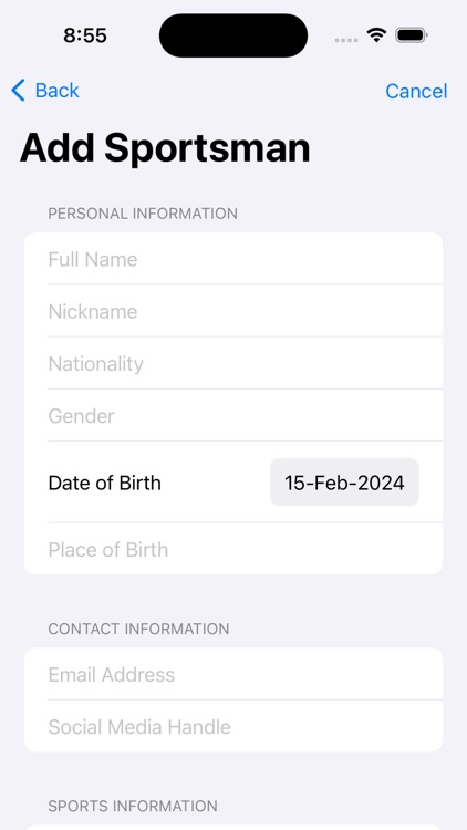 Sportsmen Info List screenshot-5