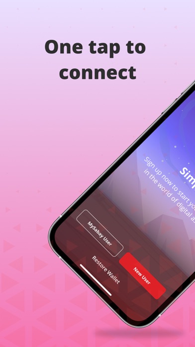 Sabay Wallet Screenshot