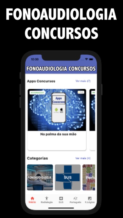 Fonoaudiologia Concursos Screenshot