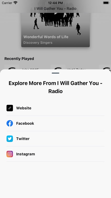 I Will Gather You - Radio