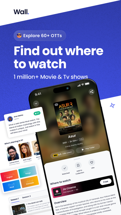 Wall: Movies, WebSeries on OTT Screenshot