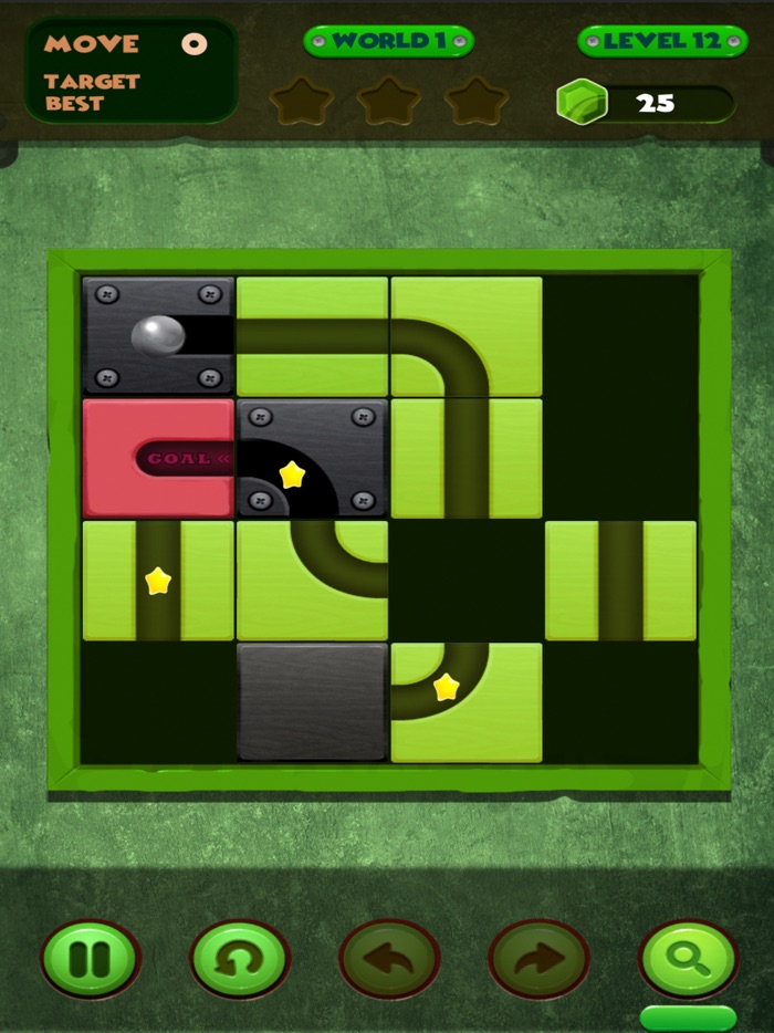 SLIDE PUZZLE UNROLL BALL