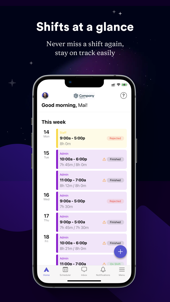 Camelo Work Schedule Maker