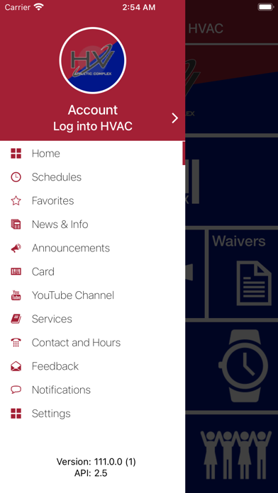 HVAC Sports Screenshot