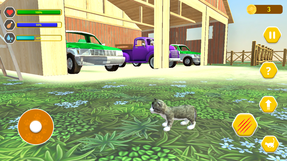 #2. Cat Simulator: kitty cat girl (iOS) بواسطة: XTERIO STUDIO