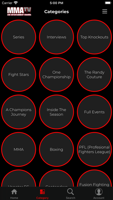 MMA TV Live Screenshot