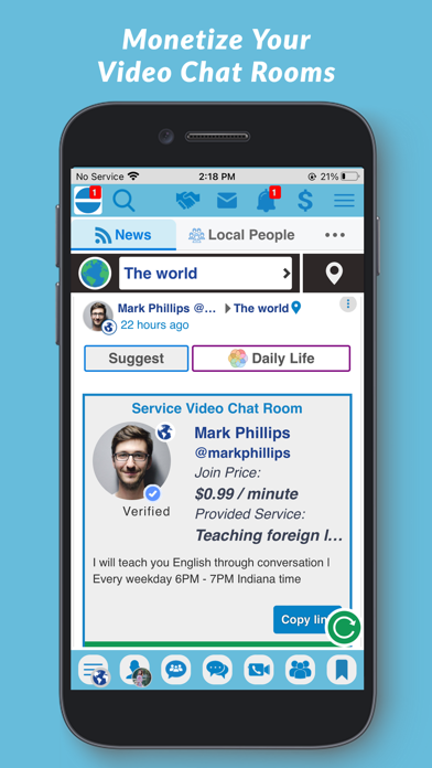 ExtentWorld: Social & Dating Screenshot