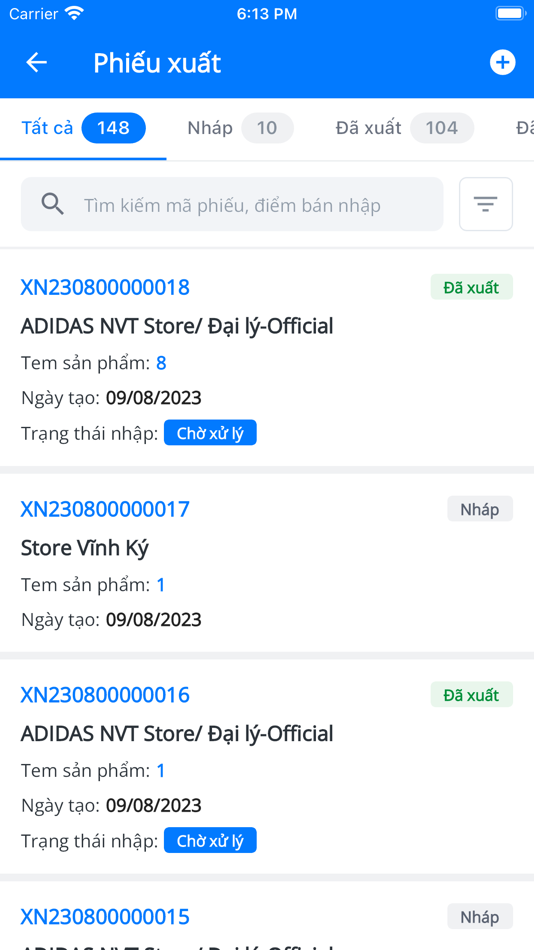 #6. WiCo Check: Quản lý phân phối (iOS) 由: Truong Minh Thinh JSC