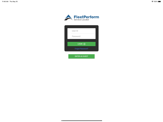 FleetPerform Service Locator iPad screenshot 2 - Business app