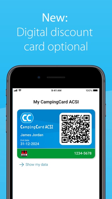 CampingCard ACSI Screenshot