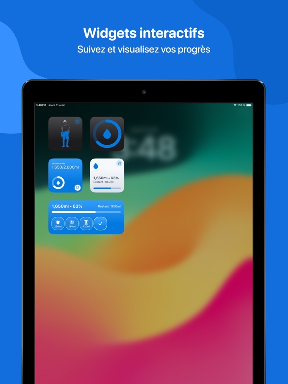 Screenshot #6 pour WaterMinder® Boire de l'eau