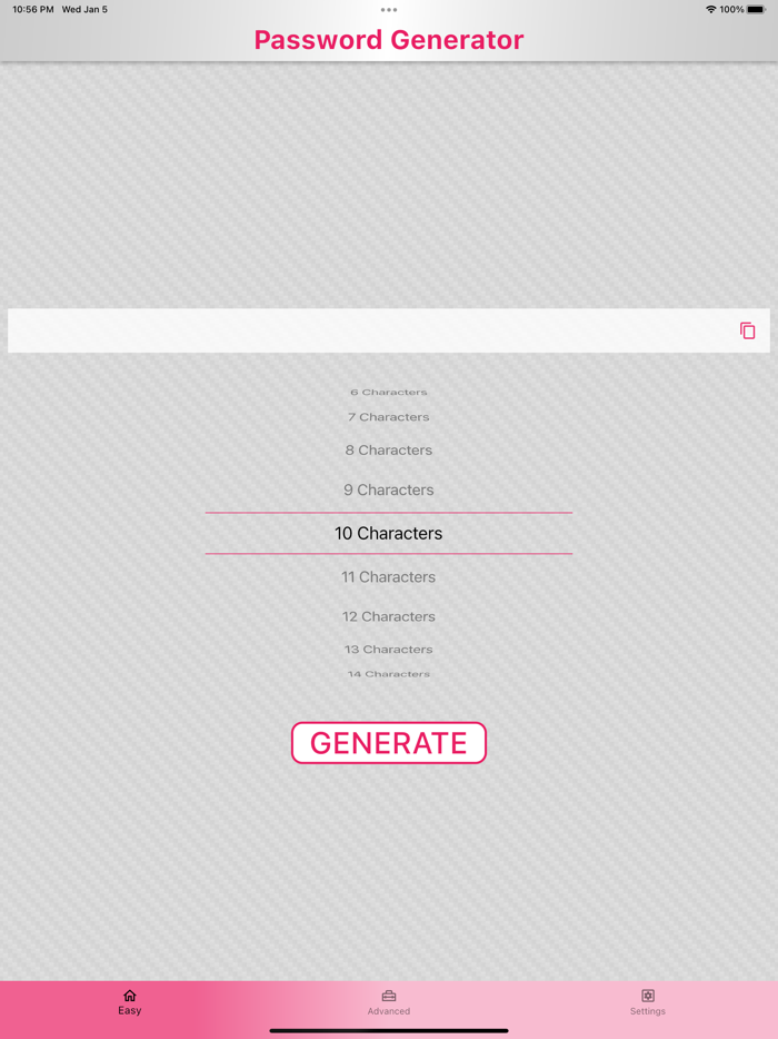Generate Secure Passwords