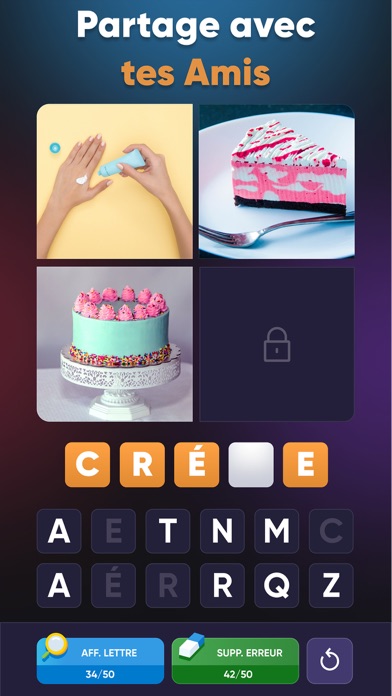 Screenshot #3 pour 4 images - association de mots