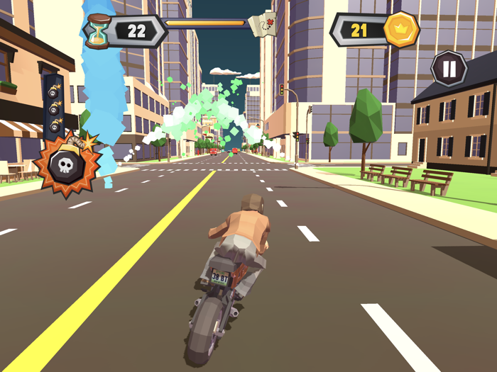 Race Traffic Motorbike Rider