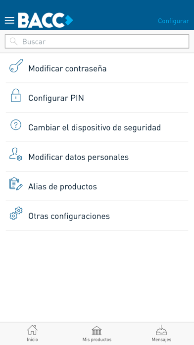 Banco BACC Screenshot