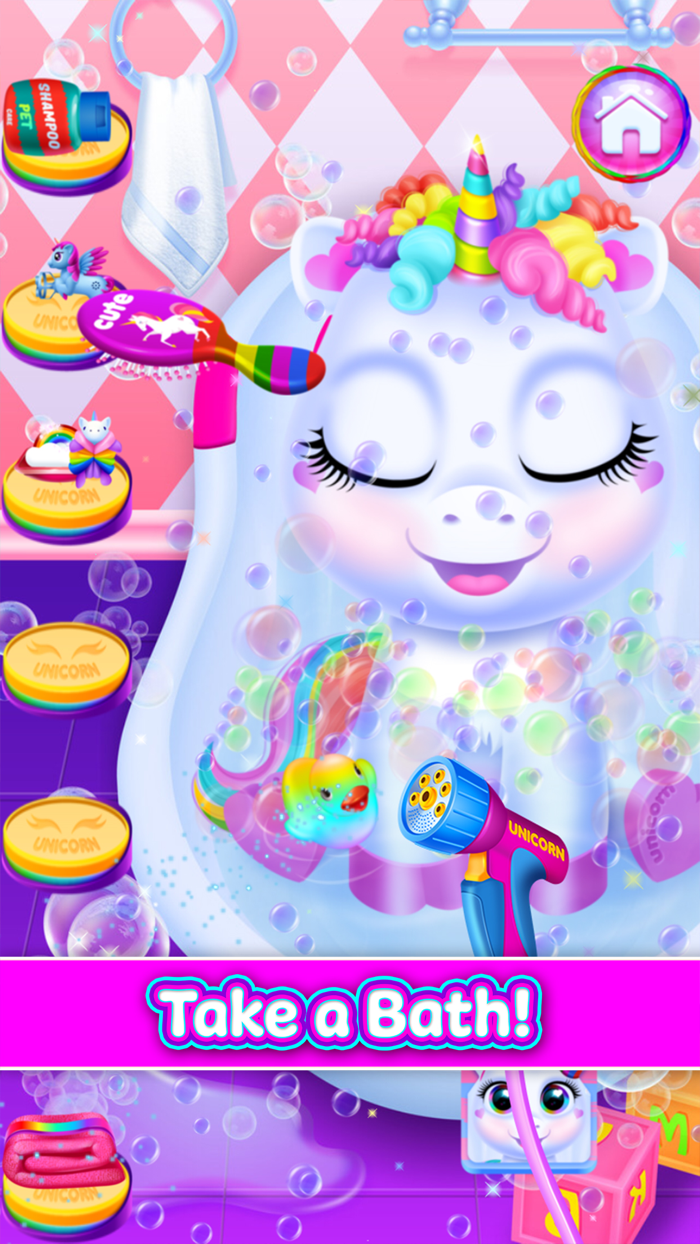 Unicorn Mommy Baby Pet Games
