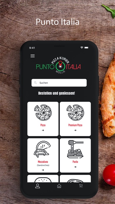 Punto Italia Pizzakurier Screenshot