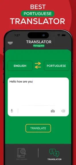 Game screenshot Portuguese-English dictionary apk