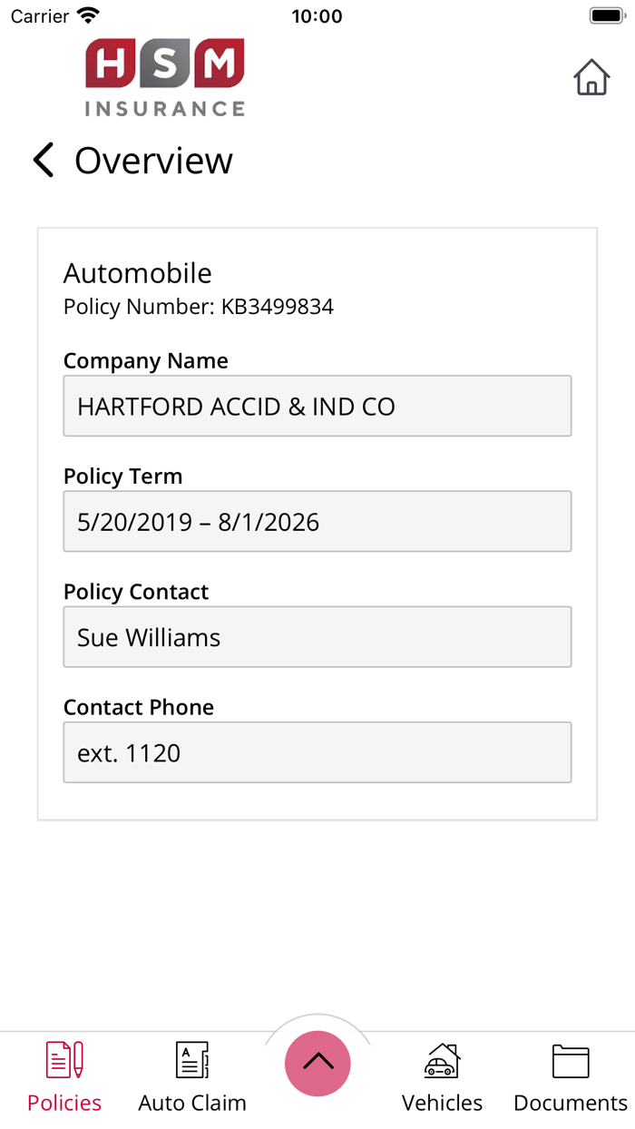 HSM Insurance Online