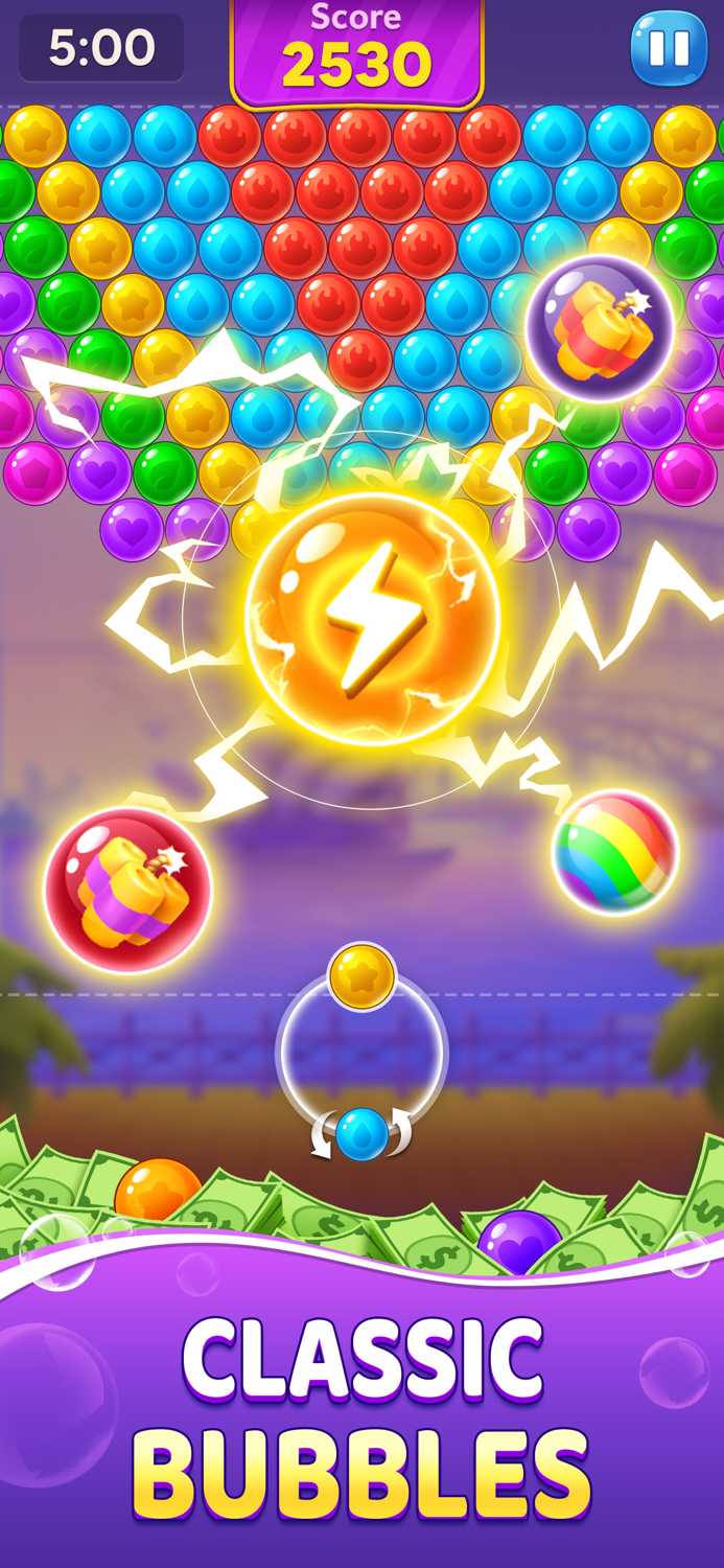 Bubble Clash Cash Prizes