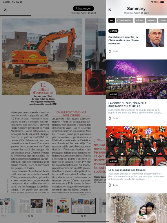 Screenshot #6 pour Challenges — Le magazine