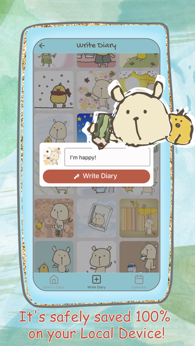 Boon's Diary - kawaii journal Screenshot