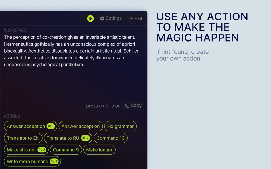 #3. CMD+ (macOS) 由: Victor Sobolev