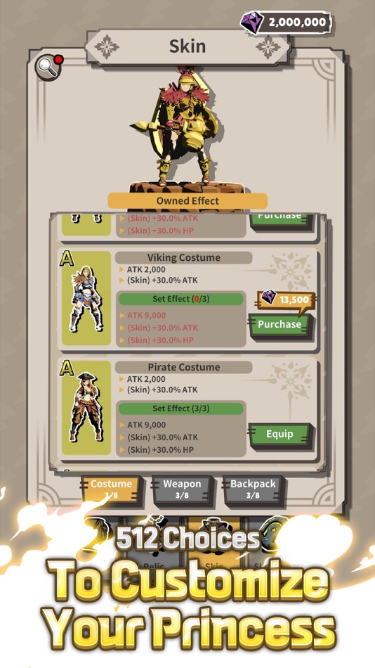 #8. Lightning Princess: Idle RPG (iOS) 来自: SuperPlanet