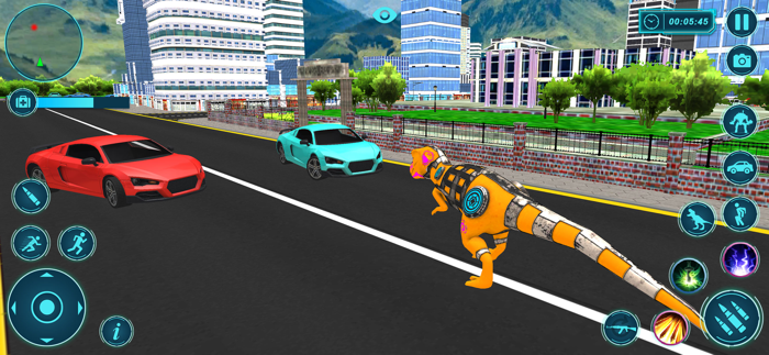 Dino Simulator Robot Battle