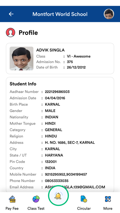 Montfort World School Karnal Screenshot