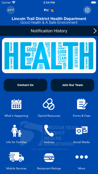 Lincoln Trail Dist Health Dept Screenshot