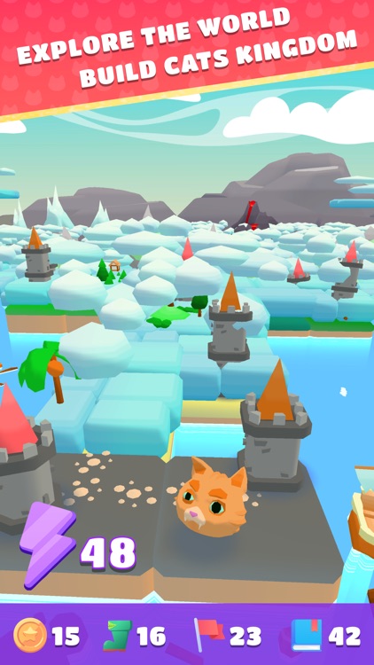 Cats & Towers: Merge Puzzle 3D screenshot-4