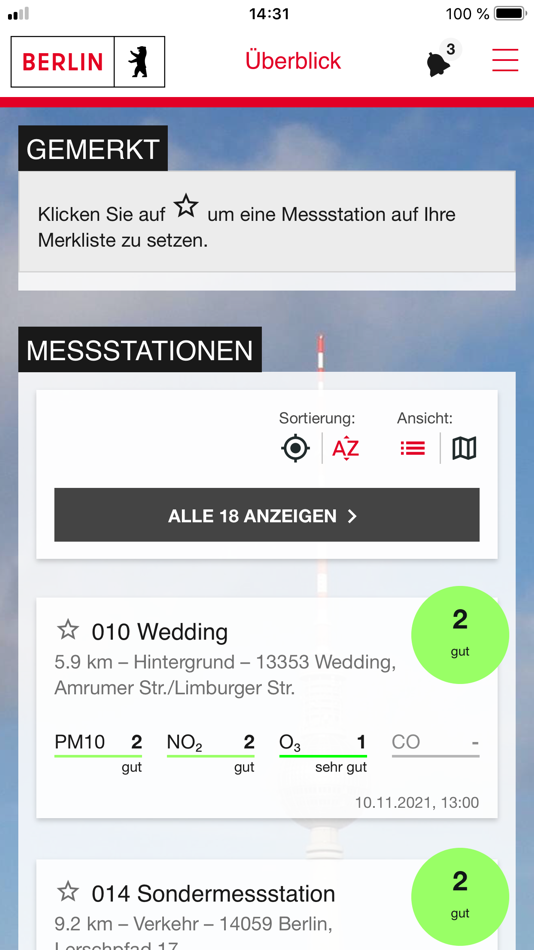 #1. Berlin Luft (iOS) 由: Land Berlin