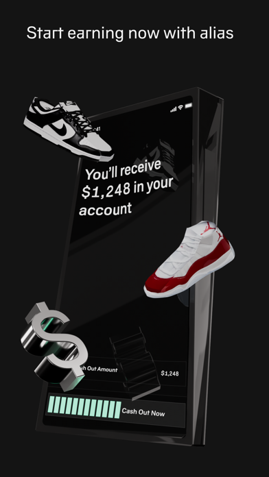 alias: sell sneakers + apparel Screenshot