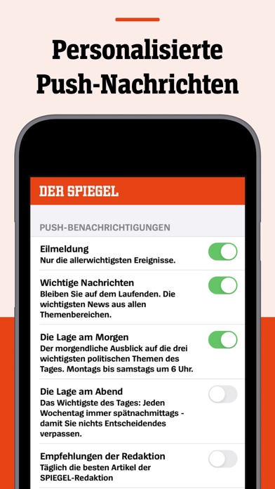 DER SPIEGEL - Nachrichten Screenshot
