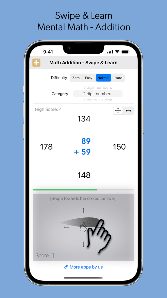Math Addition - Swipe & Learn - 1.0 - (iOS)