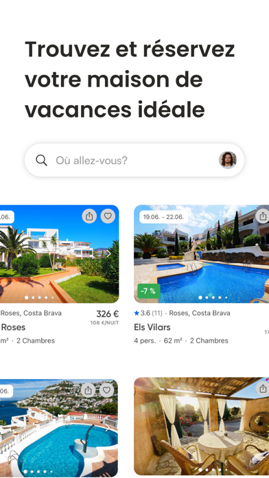 Screenshot #2 pour Holidu : Locations de vacances