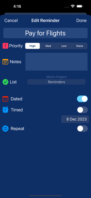 Połącz zrzut ekranu kalendarzy i przypomnień