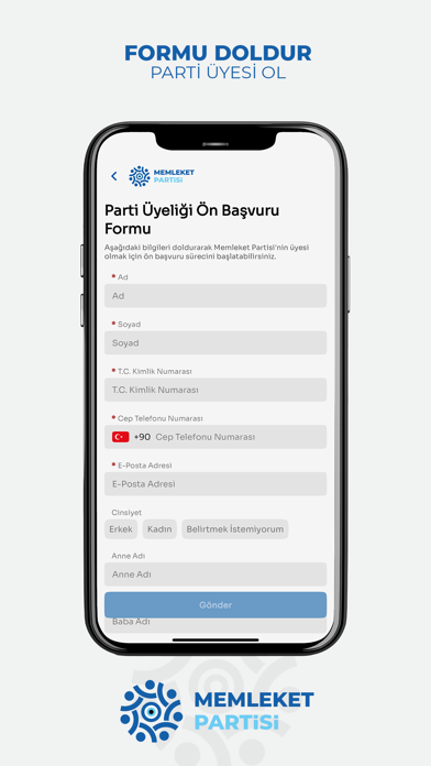 Memleket Partisi Screenshot