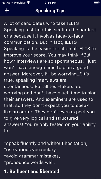 IELTS Speaking 2024 Screenshot