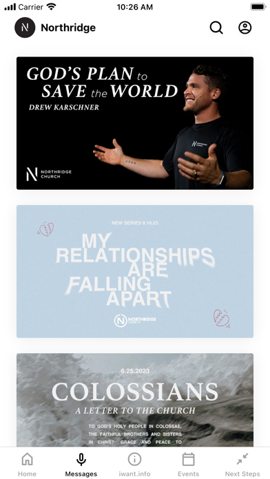 Northridge Church App Screenshot