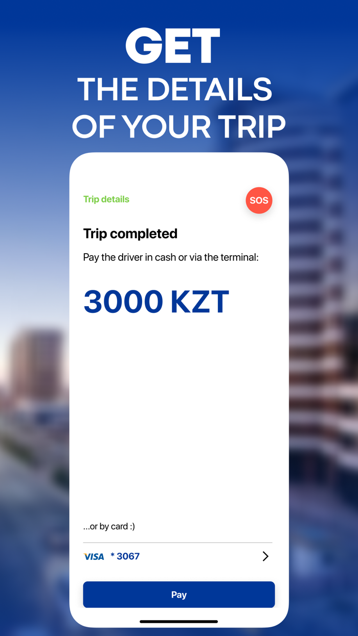 Ozar Taxi Rides from 250 KZT