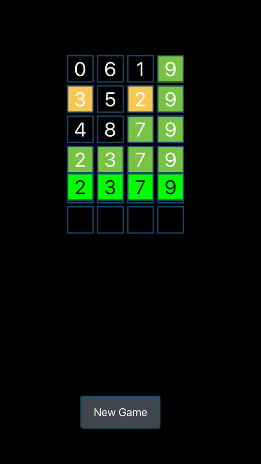 Number-dle (iOS) 由: James Hassett Number-dle (iOS) 由: James Hassett