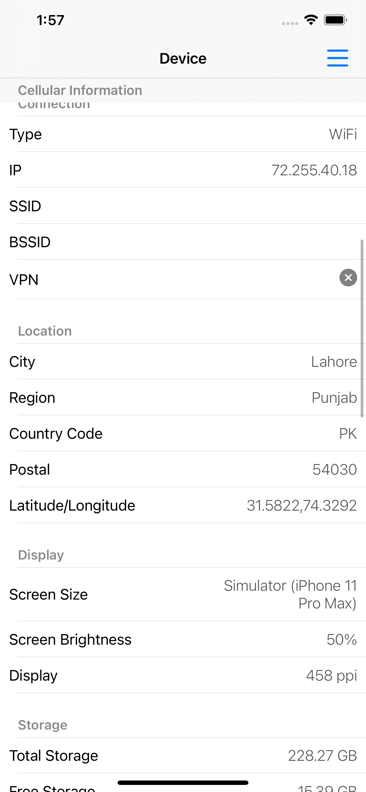 Device Info Tool