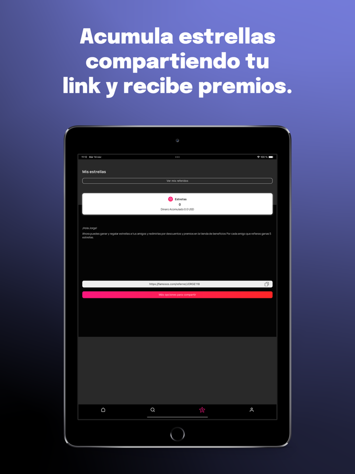 Famosos - Saludos a un Clic