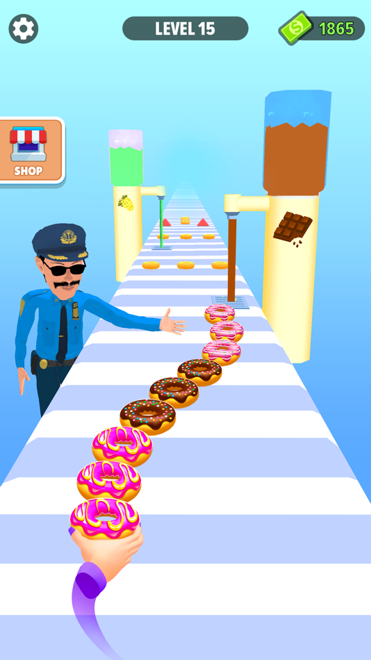 #4. Donut Stack Run: Donut Games (iOS) Podle: Syed Arbaz Gillani