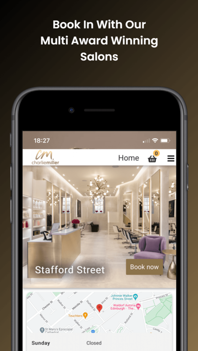 Charlie Miller Hairdressing Screenshot