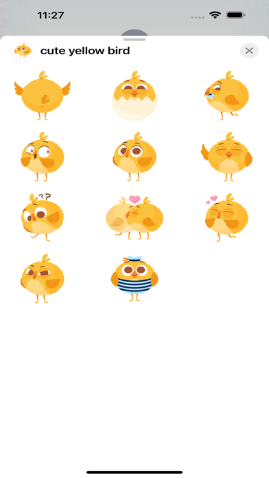 Screenshot #2 pour cute yellow bird
