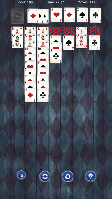 TriPeaks Solitaire Bingo Cards Screenshot